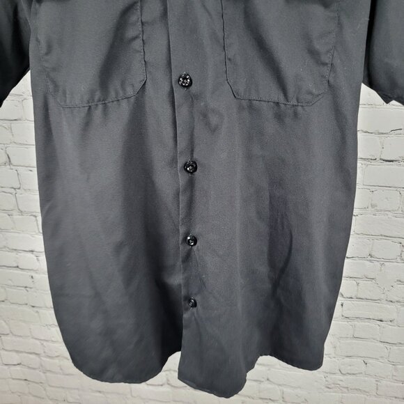 Jim Beam Black Dickies Flex Embroidered Logos Button Up Shirt Large L - Picture 6 of 12